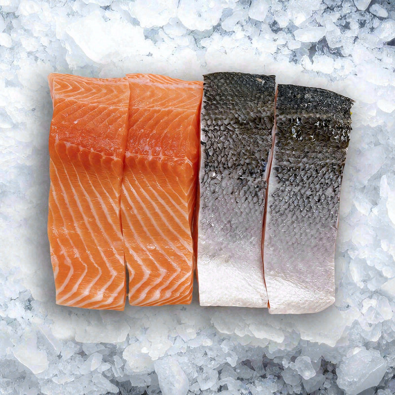 Salmon Portions Skin-On (2lbs)